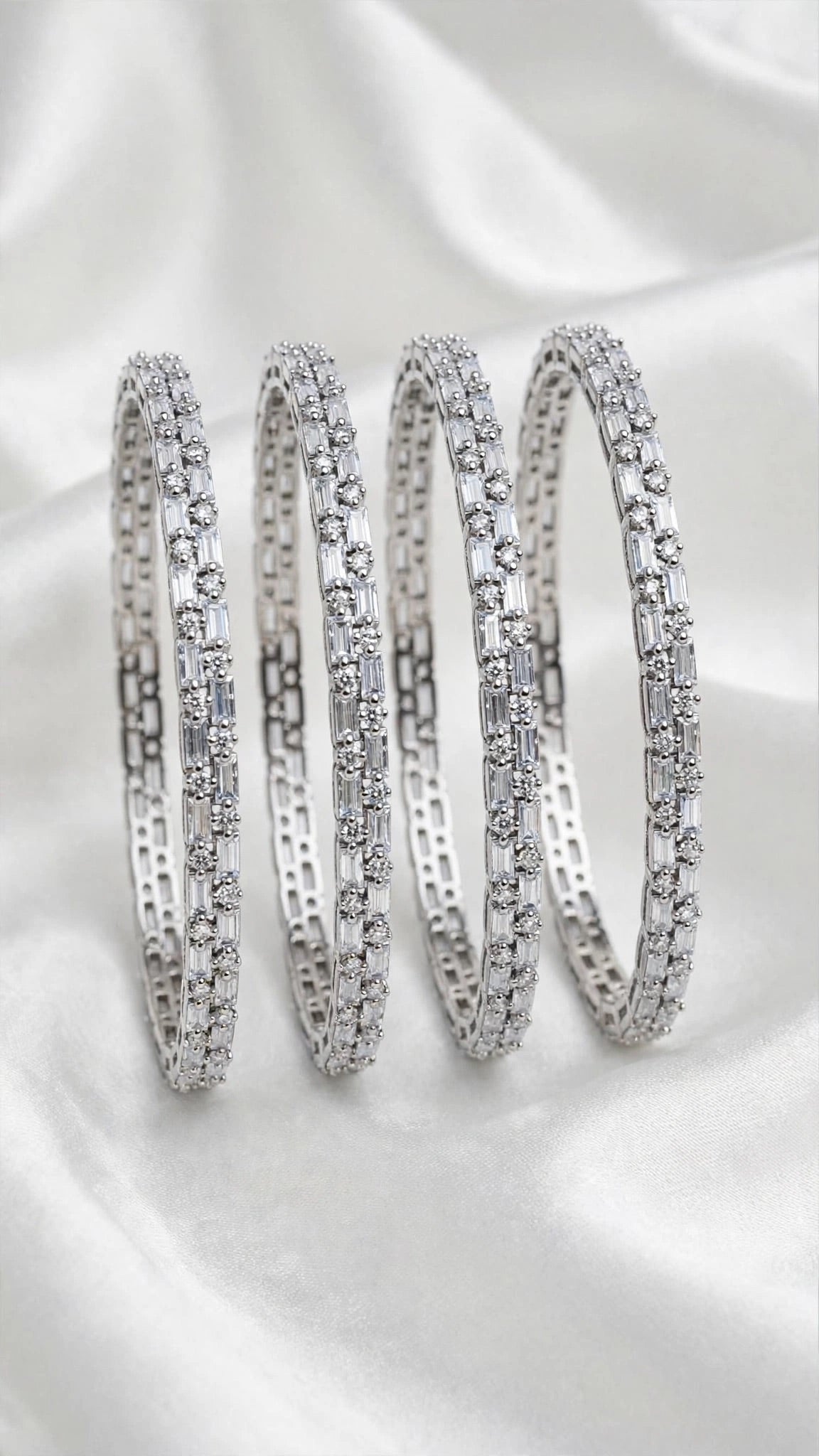 American Diamond premium Kade bangles - Size 2.4 (Copy)