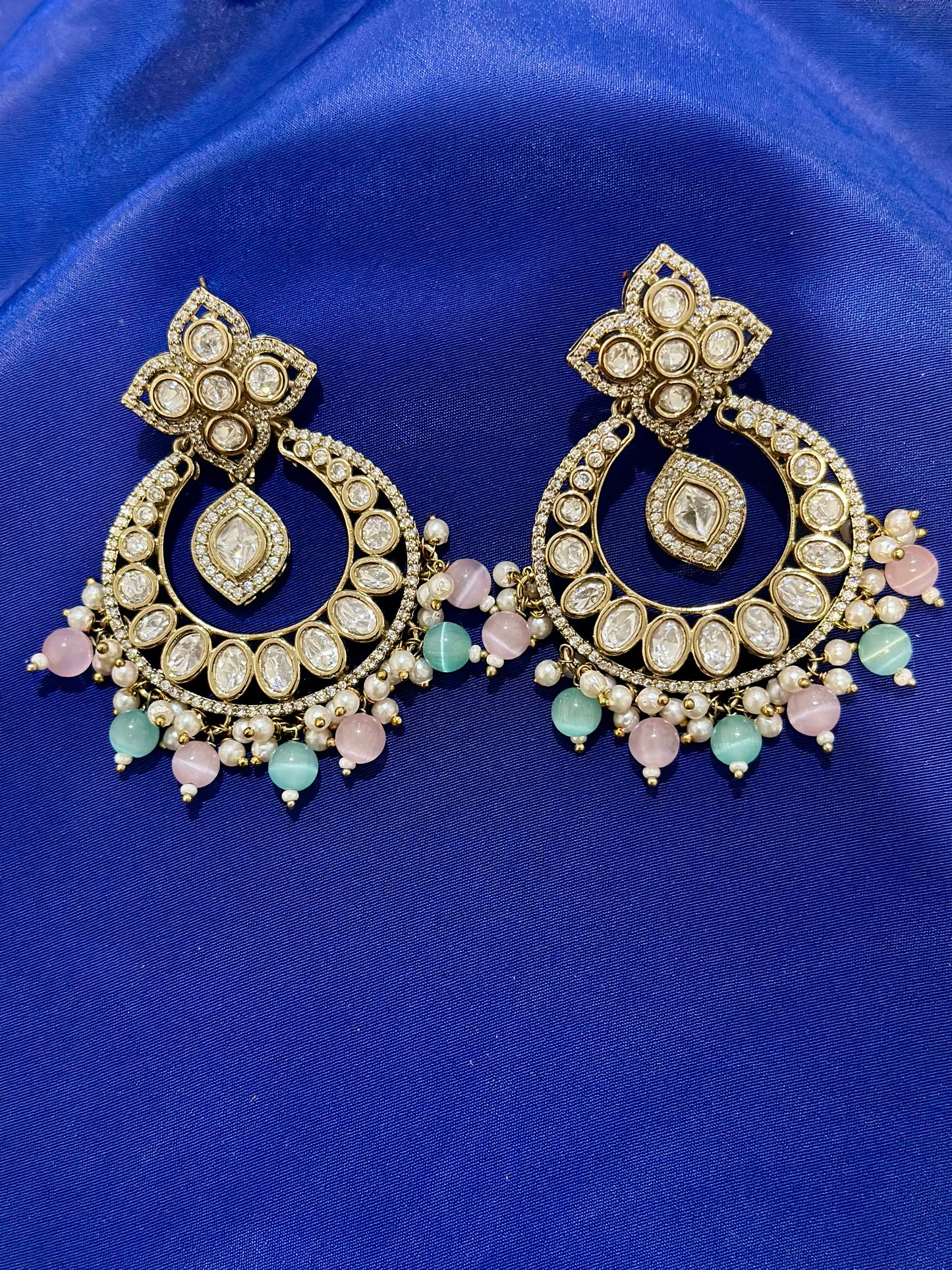 Tiyani earrings ( Premium Range ) Colour: Multi, (Code: X3)