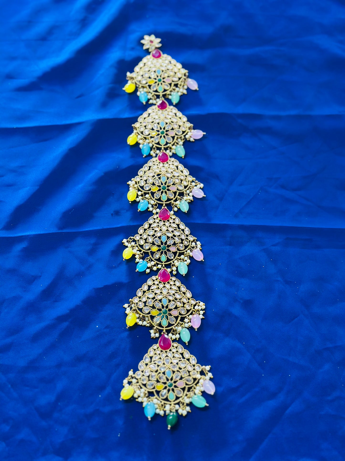 Gutt/Chotti in polki, Colour: Multi, (Code:016)