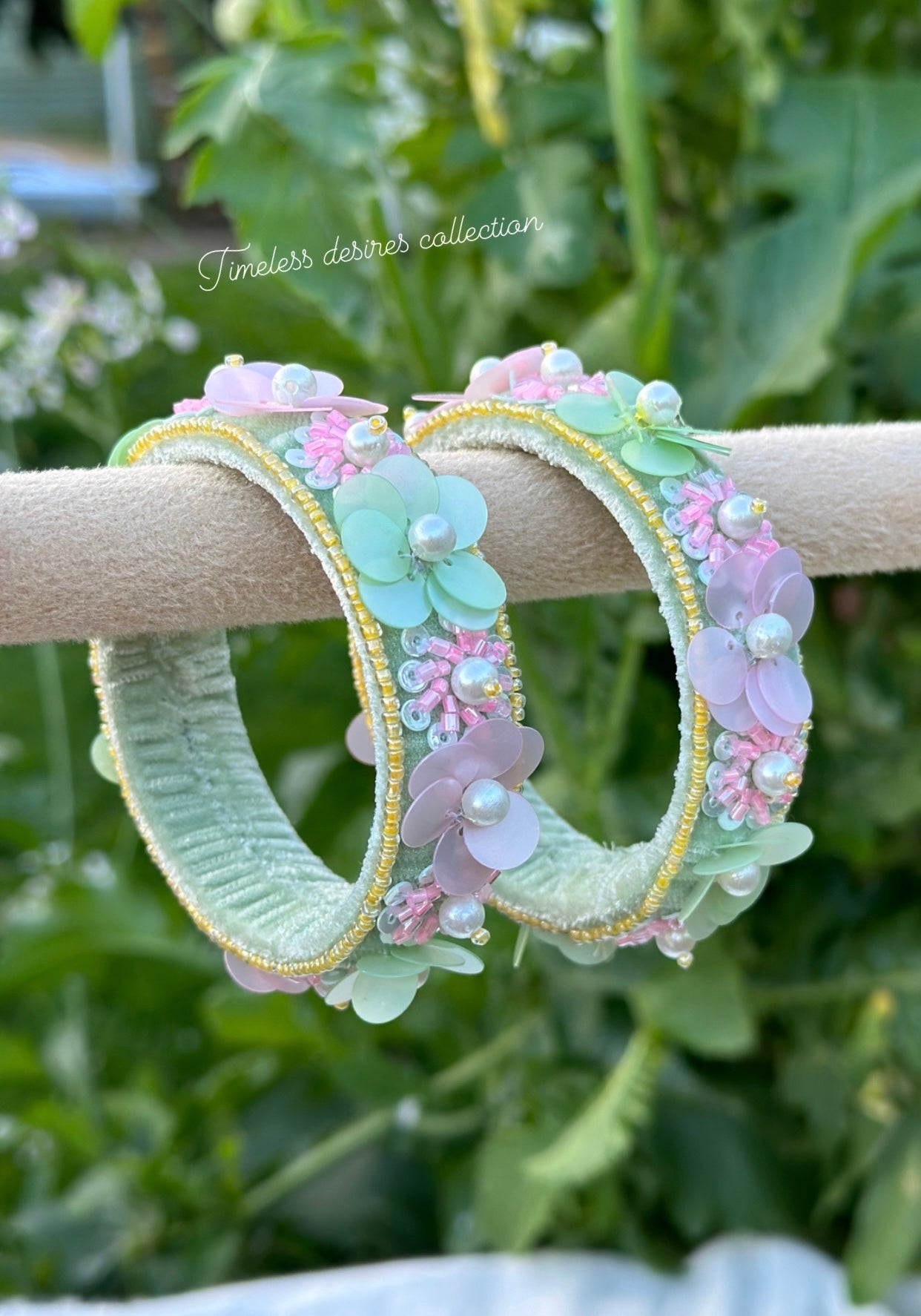 Multi coloured handmade soft kangan bangles