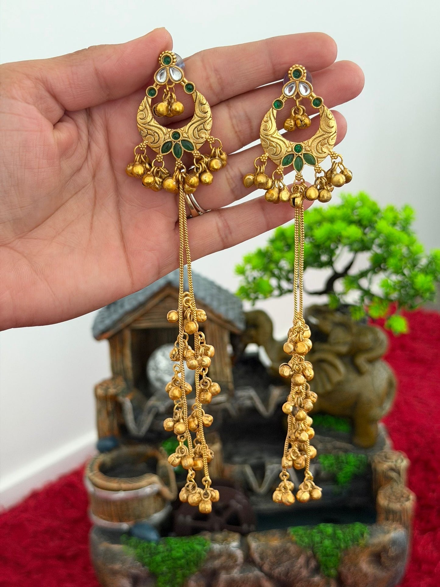 Kashmiri earrings, Code: X34