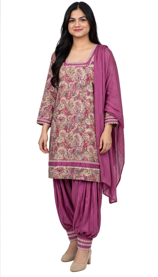 Casual wear boutique stitched afghani salwar suit in premium quality