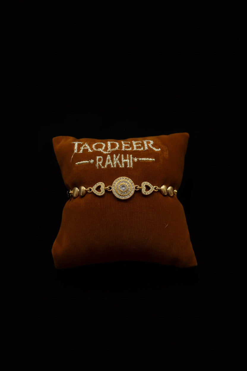 American diamond Rakhi Bracelet ( Premium quality ) - Code 415