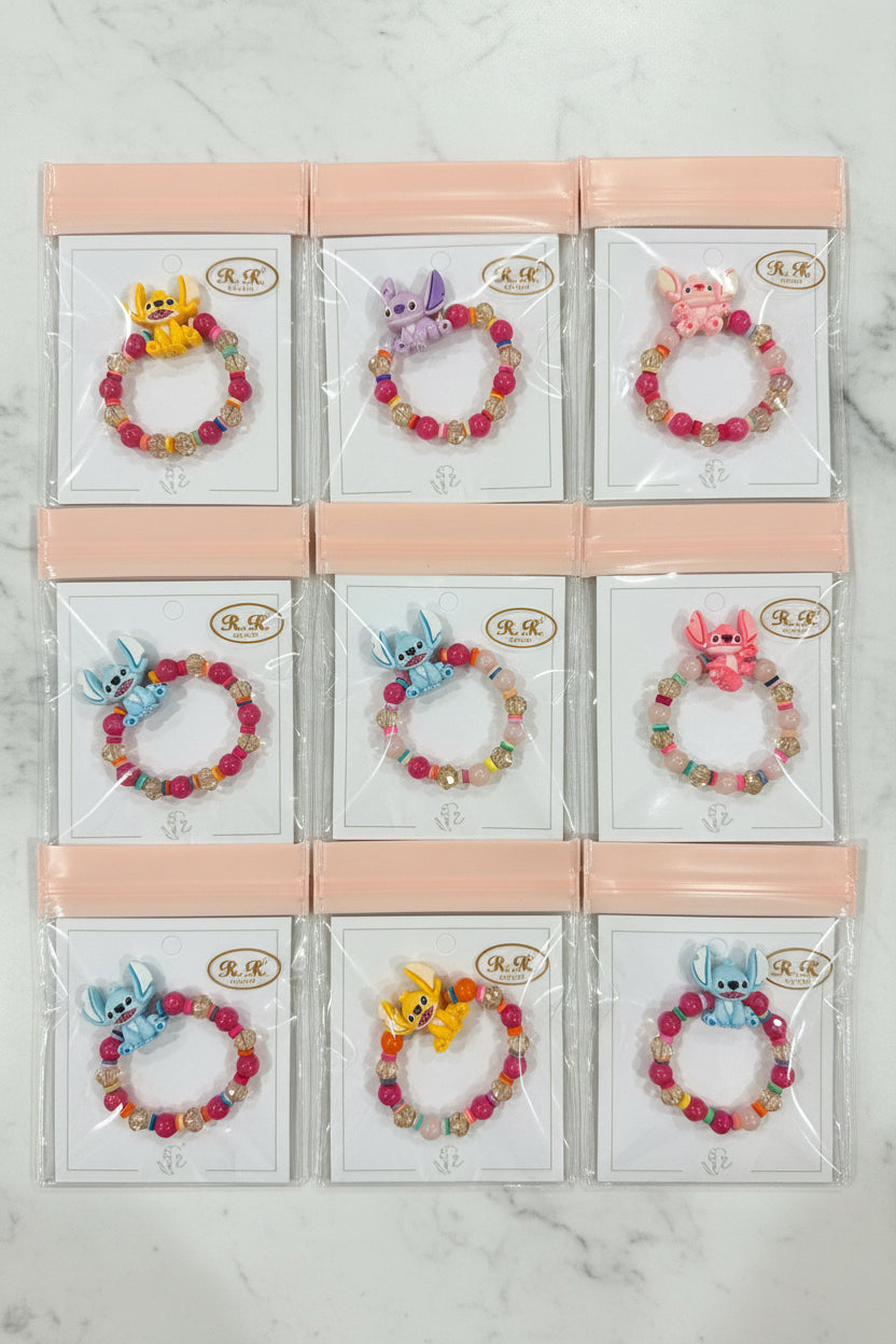 Stitch Fictional Character : kids Rakhi set - 405
