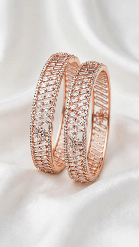 American Diamond premium Kade bangles - Size 2.6