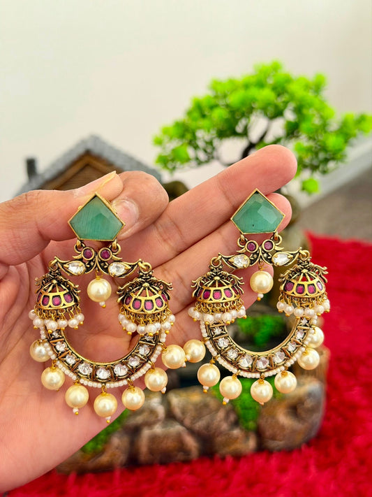 Kashmiri earrings, Code: X39