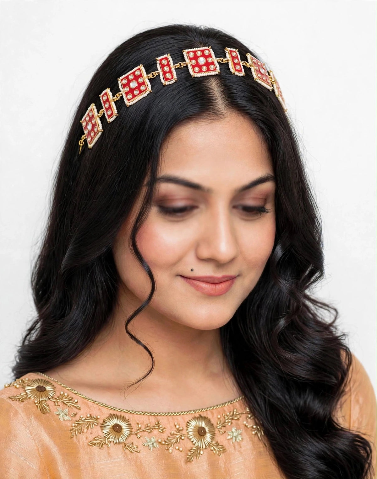 Red Head band ( matha patti )
