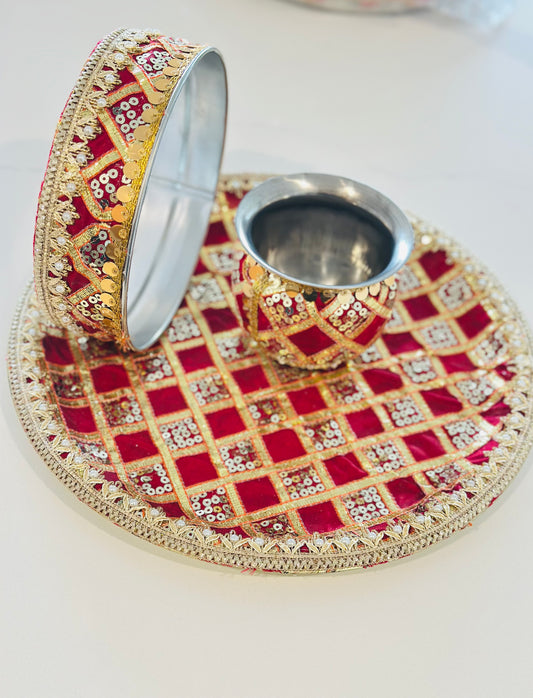 karwa Chauth Thali set