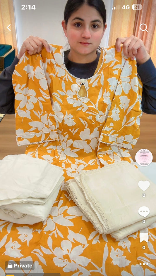 Cotton Printed Suit, C7