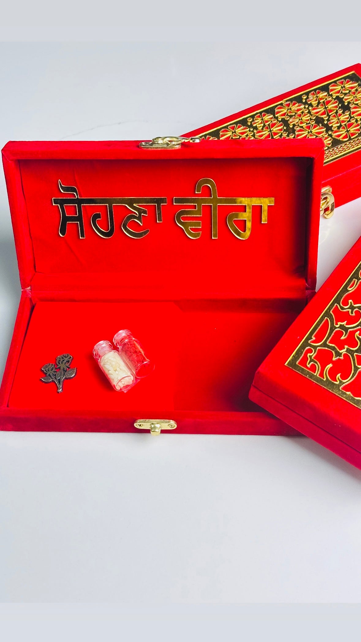Empty box only  - You can add rakhdi of your choice ( Code A98 )