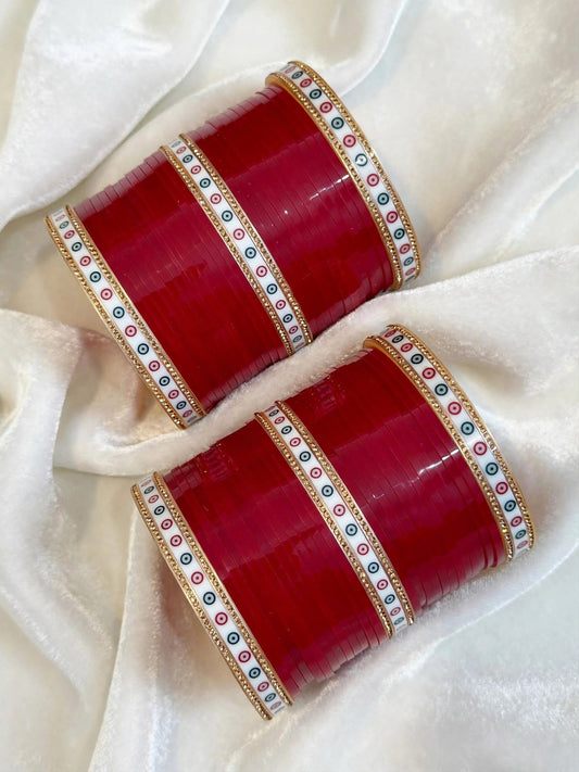 Punjabi Traditional Chooda - Set of both hands  - X18