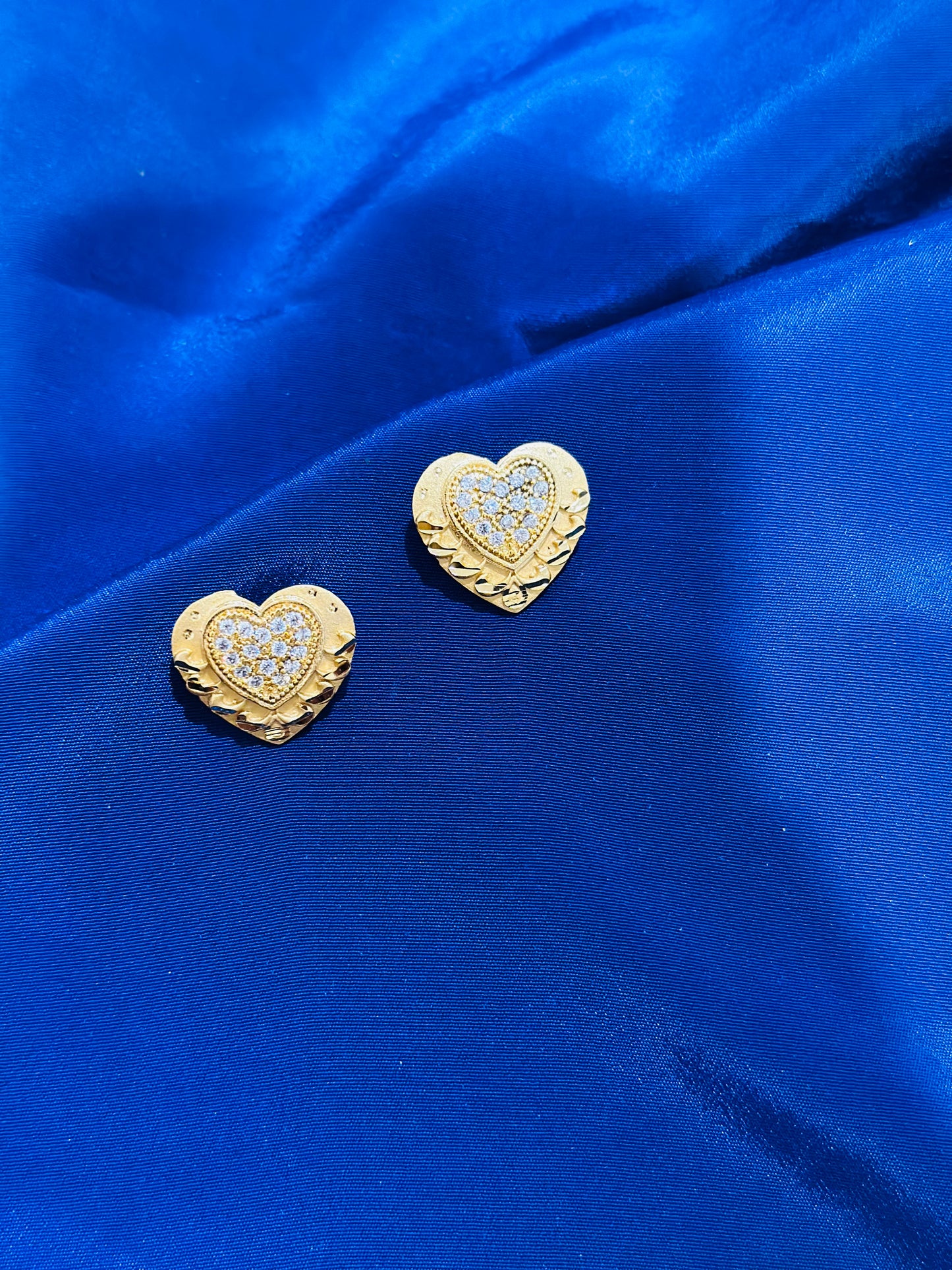 Gold Look Earrings, ( Code: 49 )