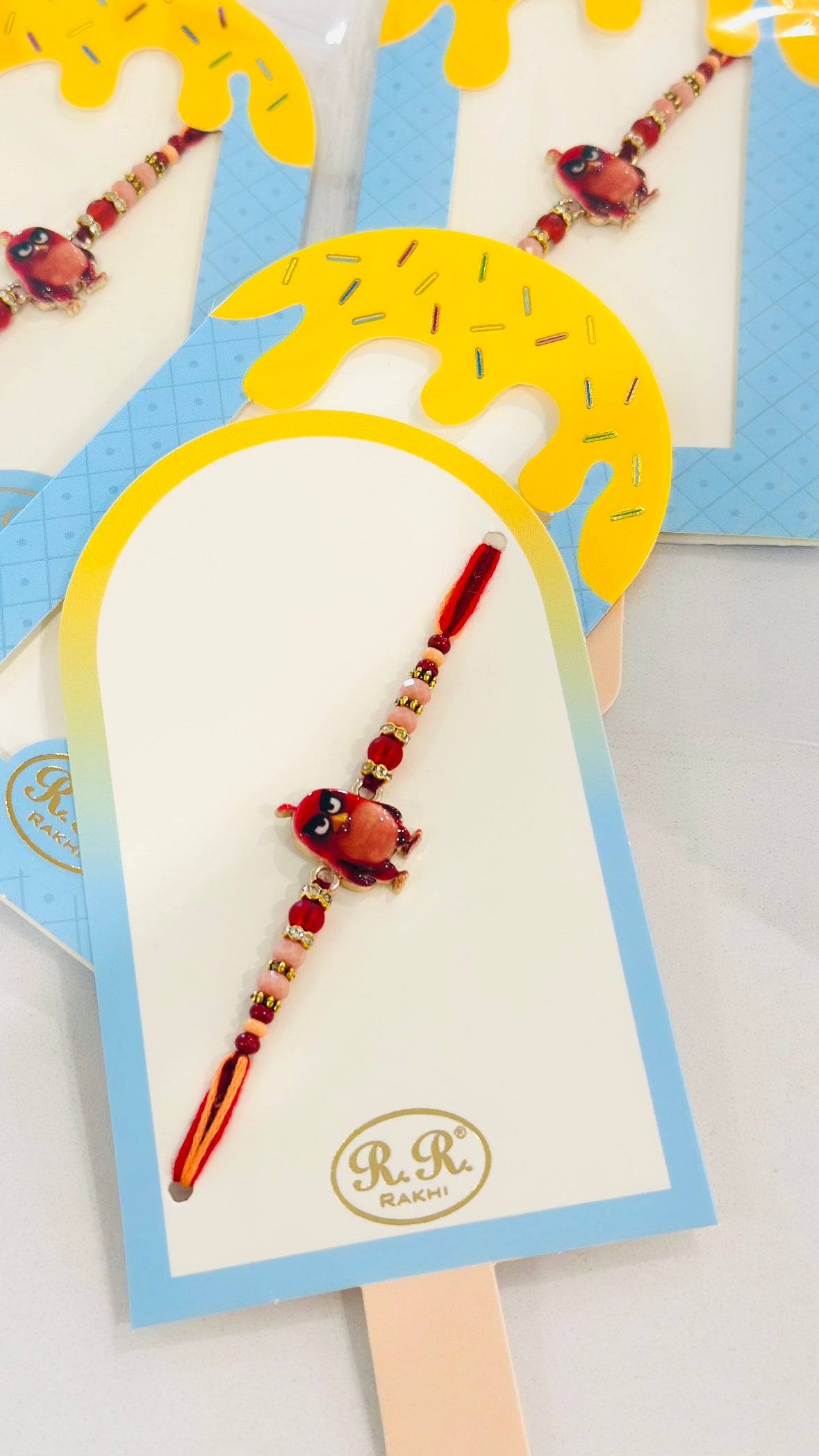 Angry bird kids rakhi / rakhdi, Code: A75 ( per pc )