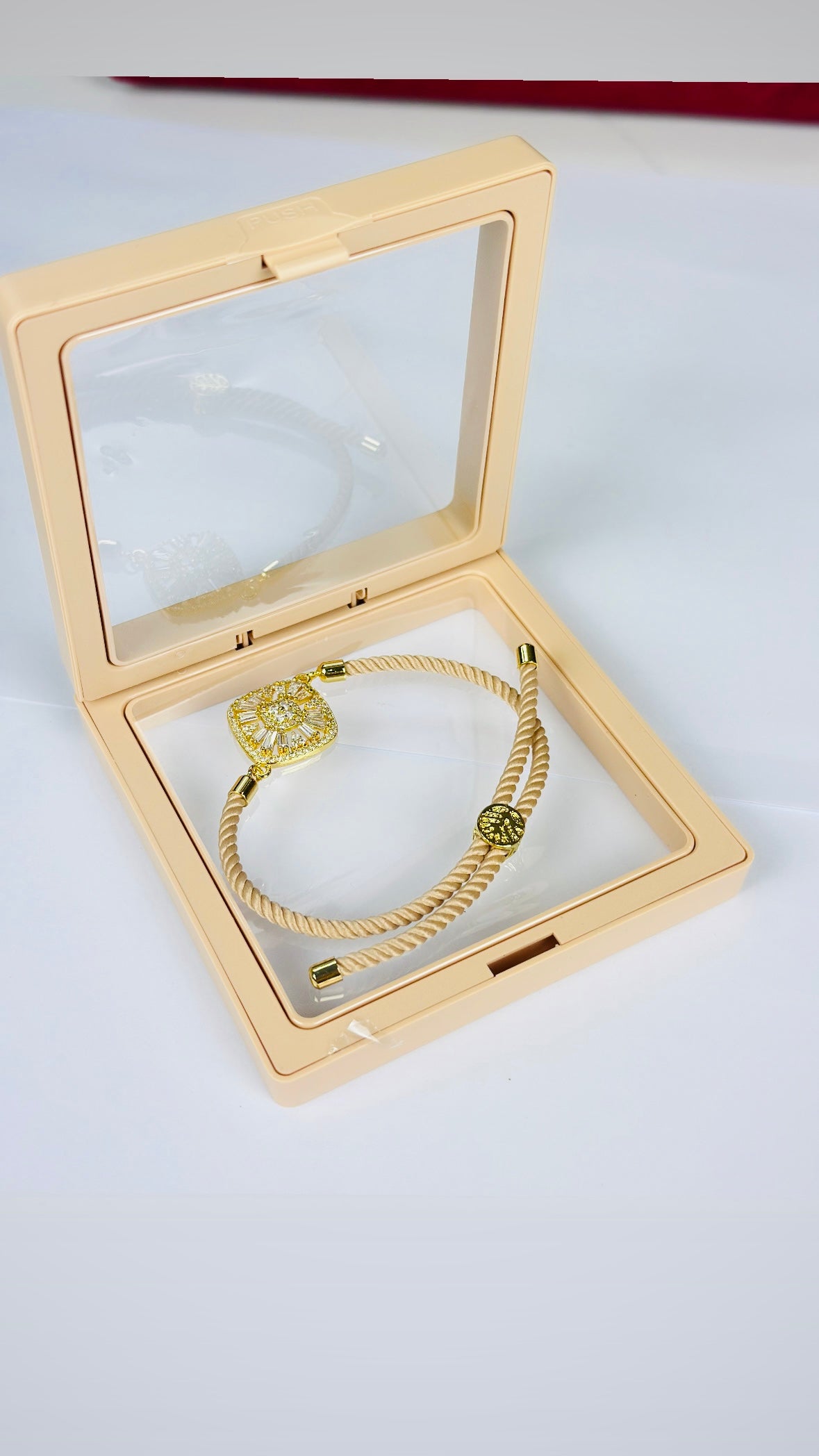 Stunning Rakhi / Rakhdi box in American Diamond ( Premium Range ) - A47