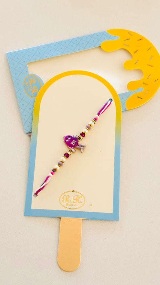 Kids Rakhi / Rakhdi packs - M & M       ( Code A82 )