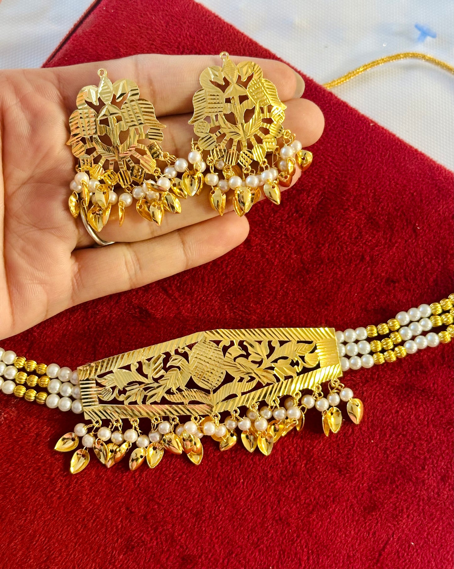 Punjabi traditional jewellery set - T1