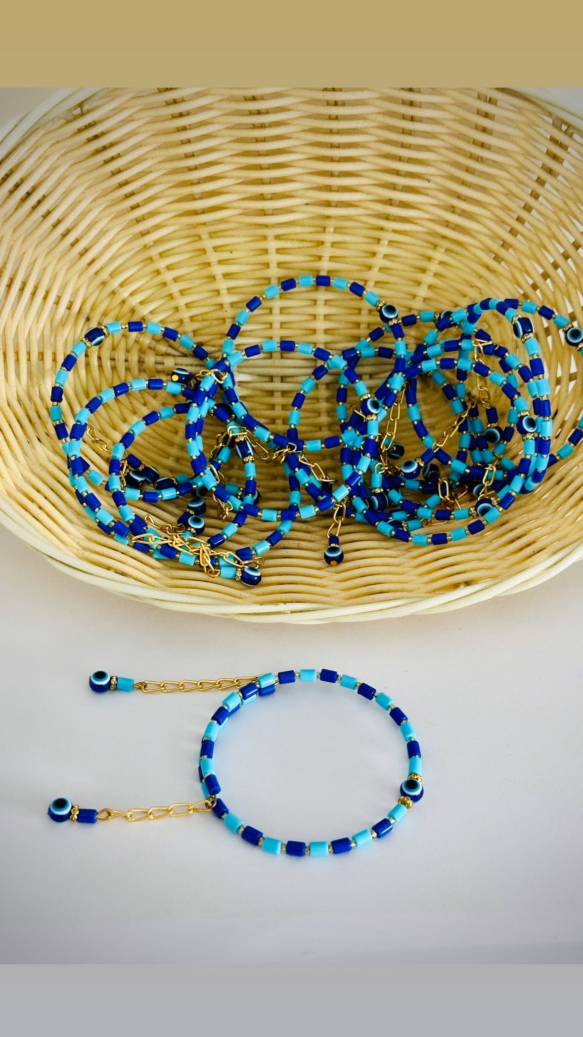 Evil Eye Rakhi / Rakhdi Bracelet ( Unisex )