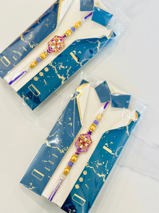 Rakhi / Rakhdi packs in Meenakari