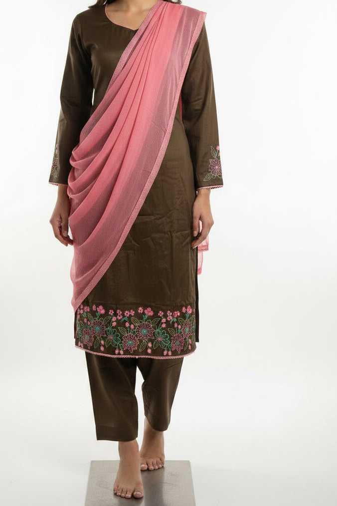 Pashmina salwar suit - 227