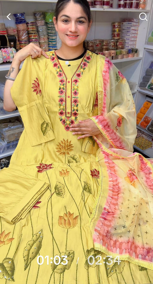 Yellow 3 PC Suit - Code: R13