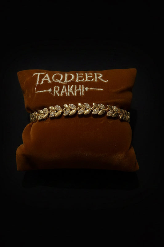 Premium Rakhi bracelet in American diamond