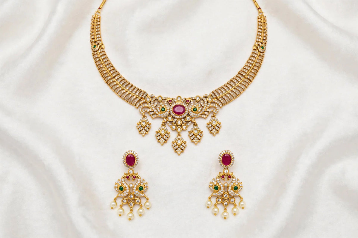 Necklace set with earrings, Code: 050