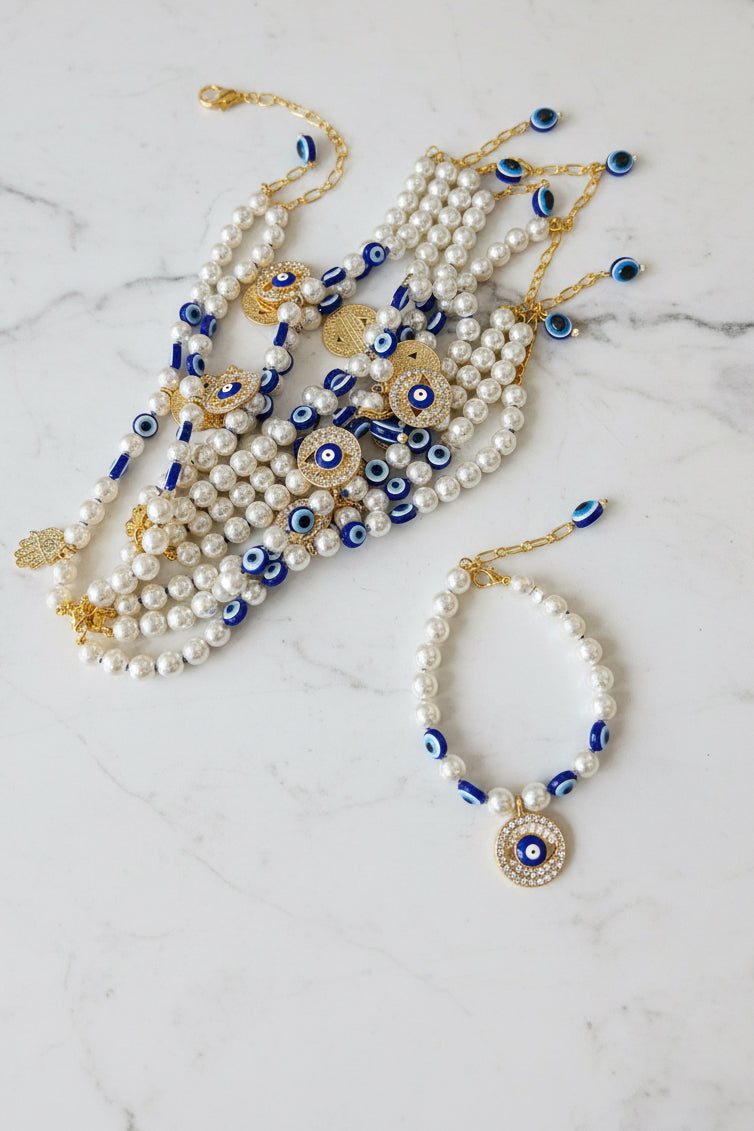 Evil eye adjustable size bracelet-  Code 409