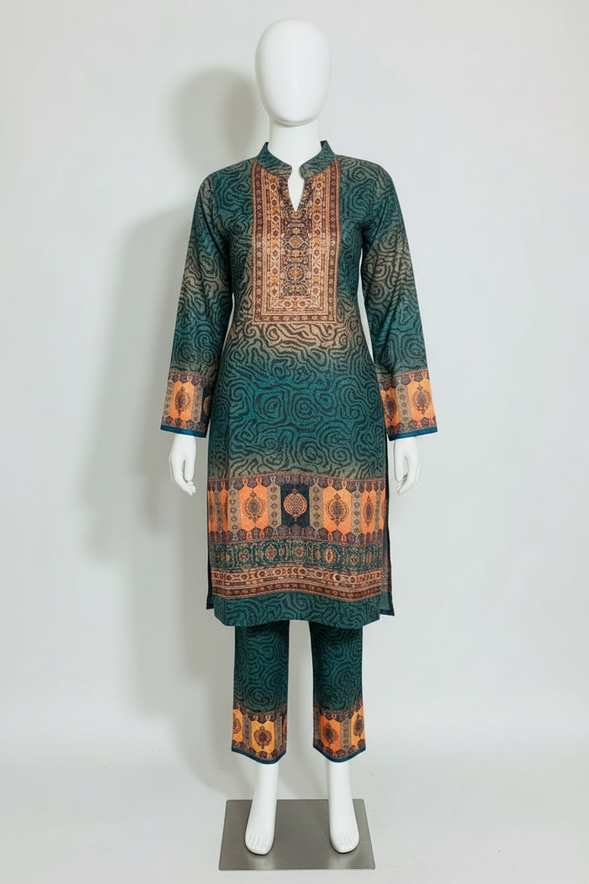 Krachi velvet Co-Ord set - Code: 135