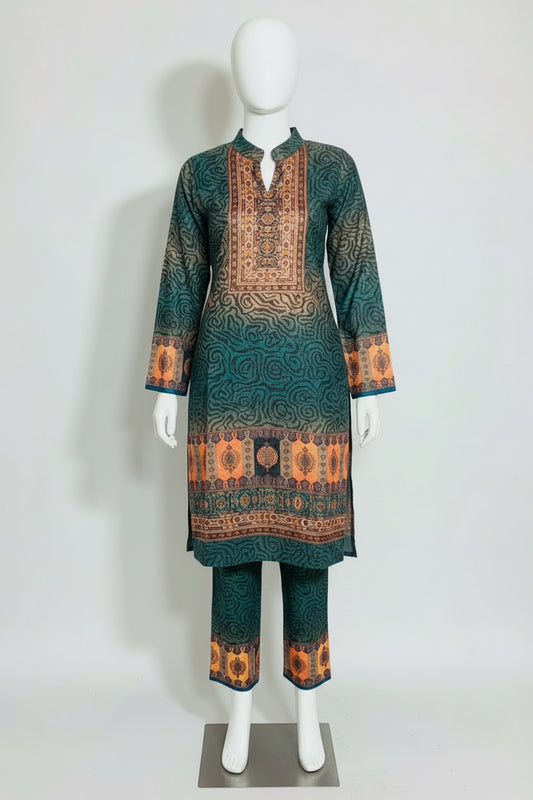Krachi velvet Co-Ord set - Code: 135