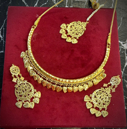 Punjabi traditional jewellery set - T8