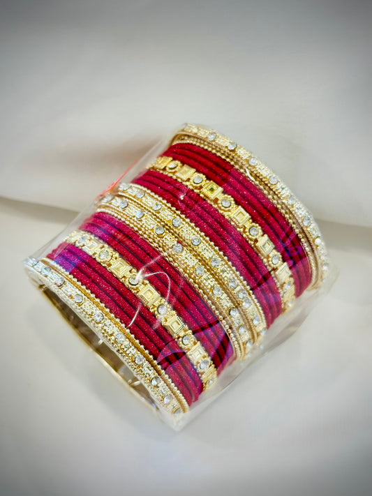 Bangle set - Colour: Red ( Code: 007 )