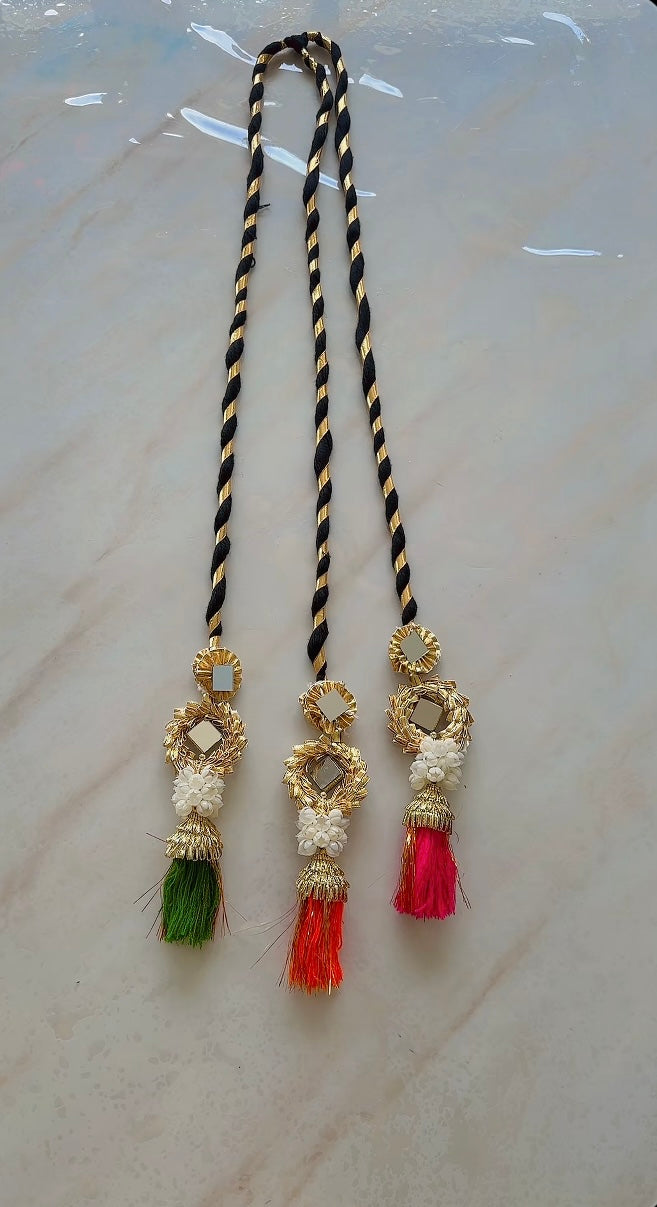 Heavy look multi colour paranda , ( Code: P21 )