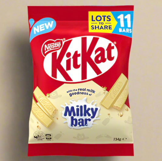 KitKat Milky bar/milky chocolate Bag 11Bars 154g 🍫 🎁