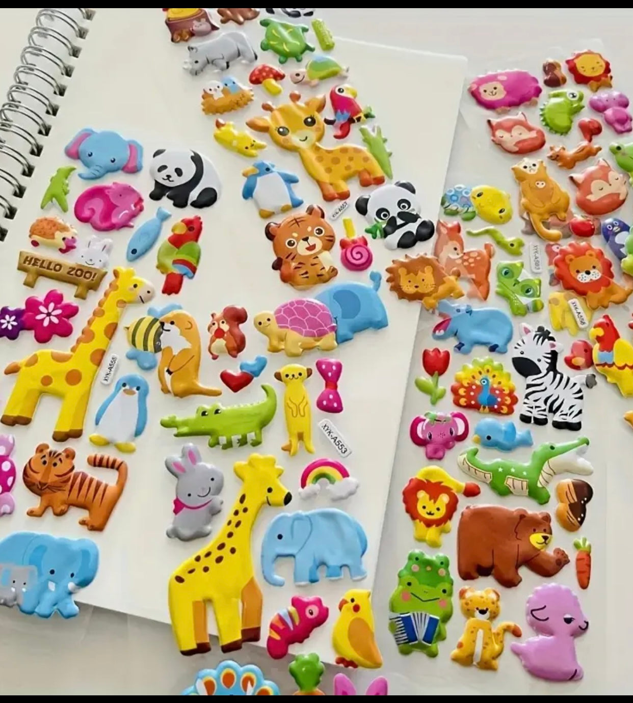 Random cartoon animal/stars etc. stickers, perfect gift for kids 💝 ( Per Pack )