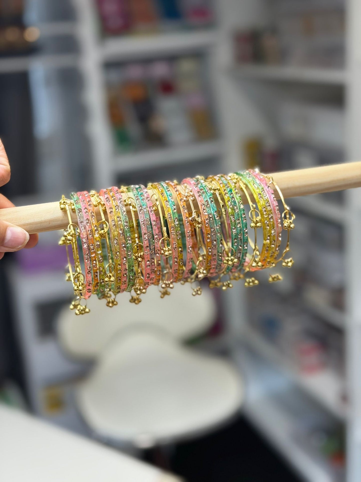 Taking pre orders only - Kashmiri bangles ( set of both hand ) please Note - bangles deisgn can be slightly different due to stock rotation