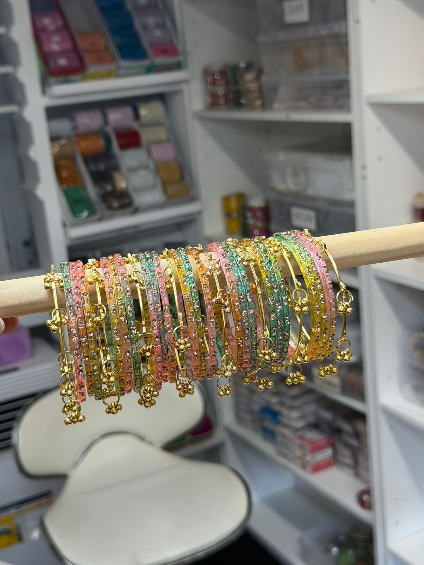 Taking pre orders only - Kashmiri bangles ( set of both hand ) please Note - bangles deisgn can be slightly different due to stock rotation