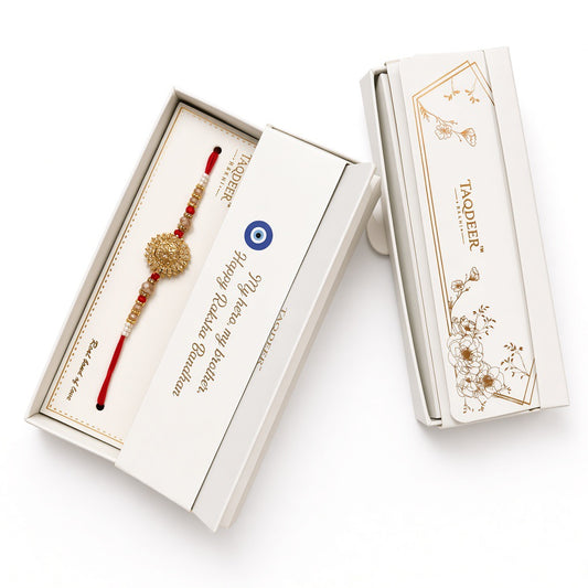 Rakhi box in American diamond - Premium quality