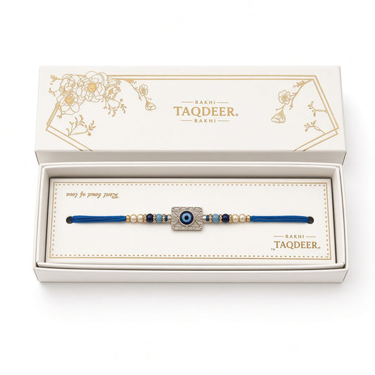 AD Rakhi in evil eye - Premium quality