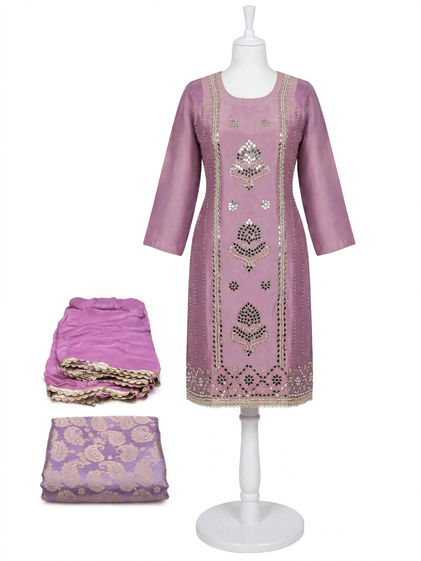 Party wear boutique stitched suit