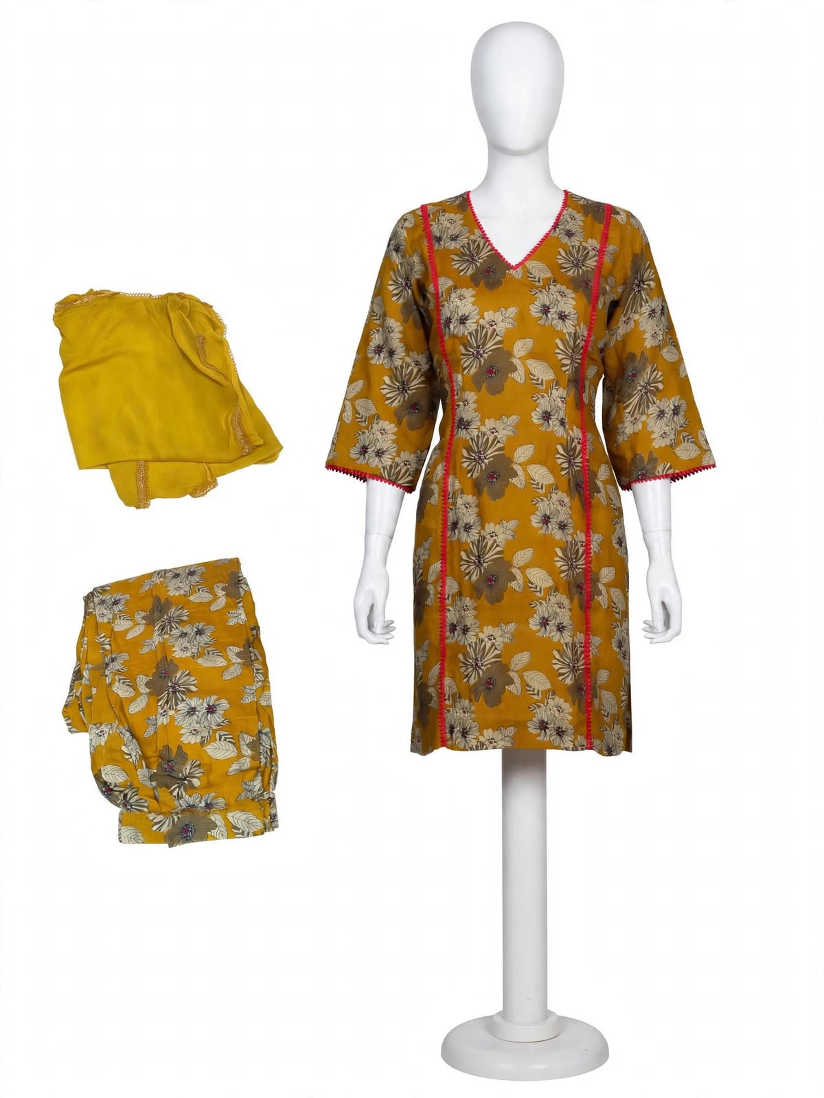 Casual wear boutique stitched suit in premium quality