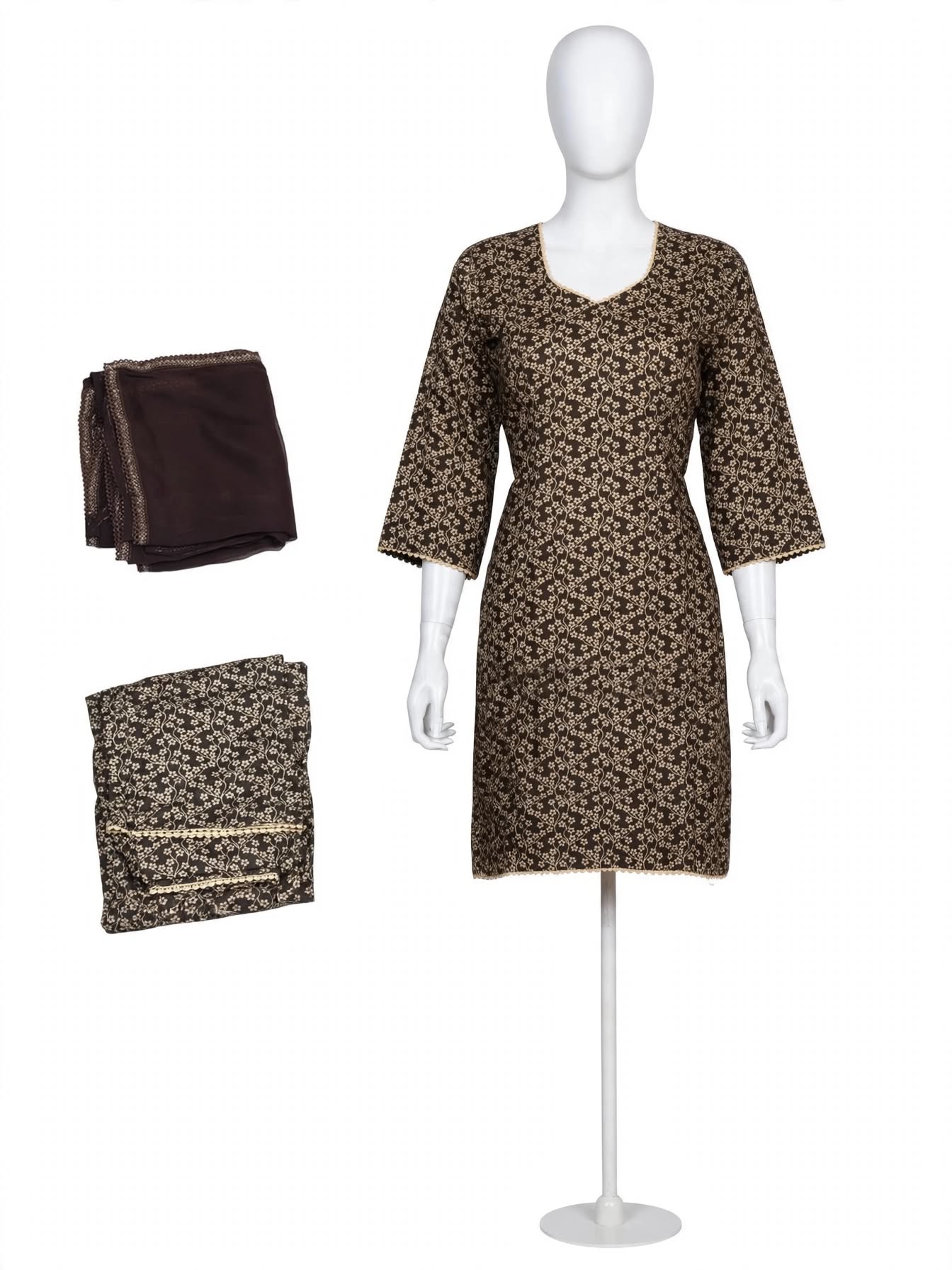 Casual wear boutique stitched suit in premium quality