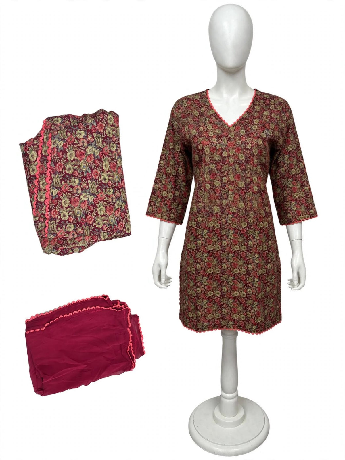 Casual wear boutique stitched suit in premium quality