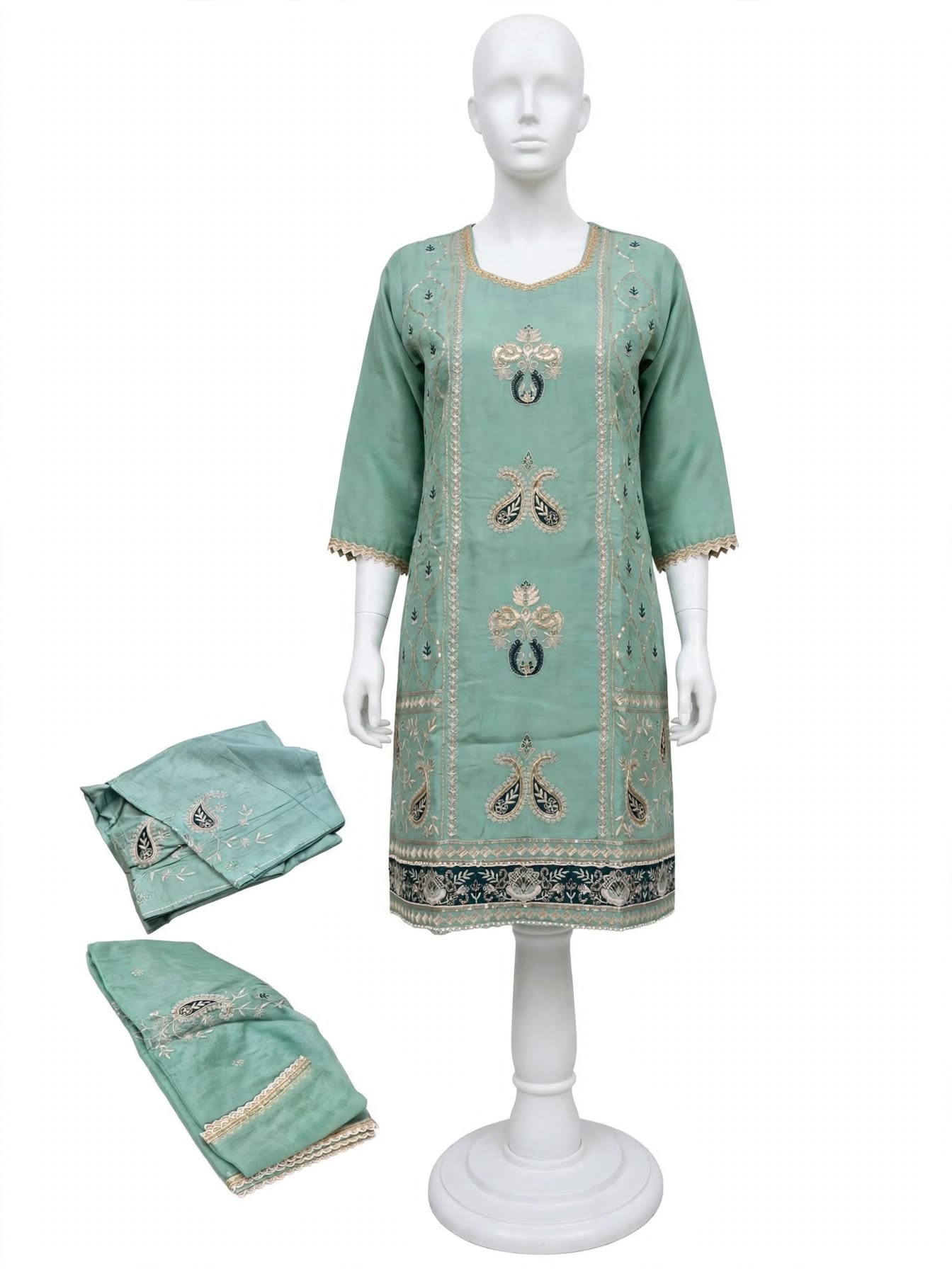 Casual wear boutique stitched suit in premium quality, (Code: 110)