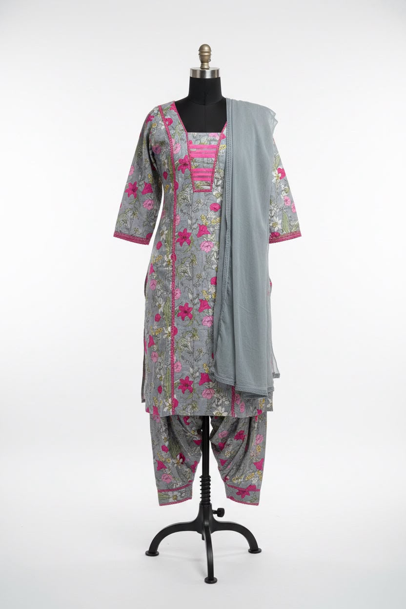 Afghani suit in cotton - Code 290