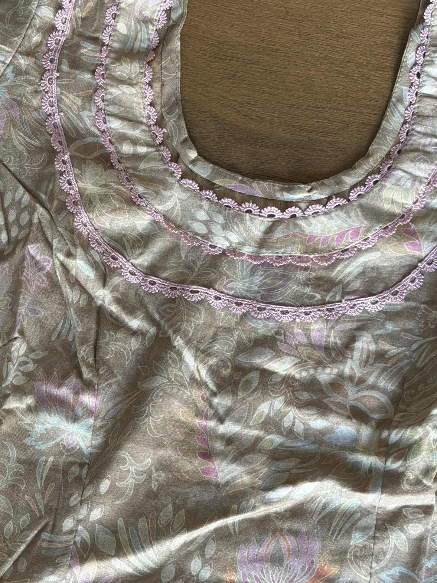 Farshi salwar suit in pastel cotton in premium quality - Code 296