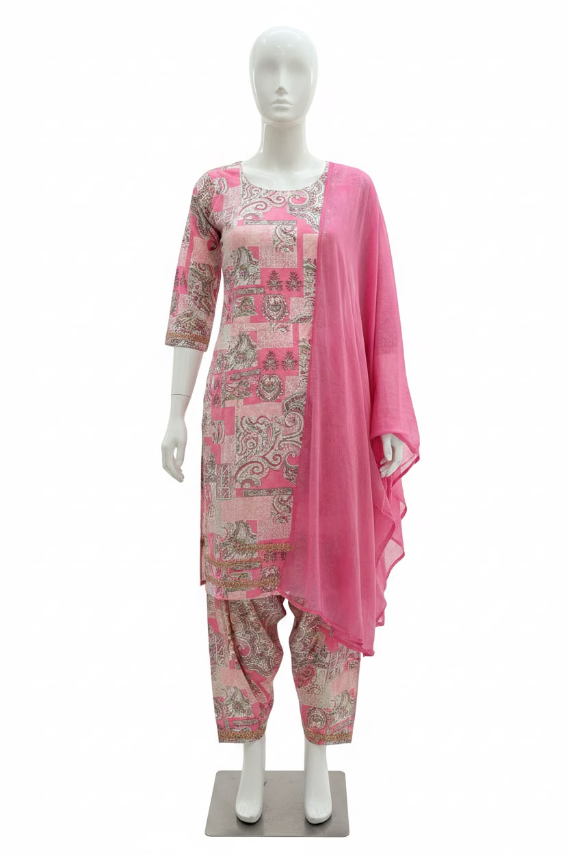 Light pink suit in premium cotton - Code 301