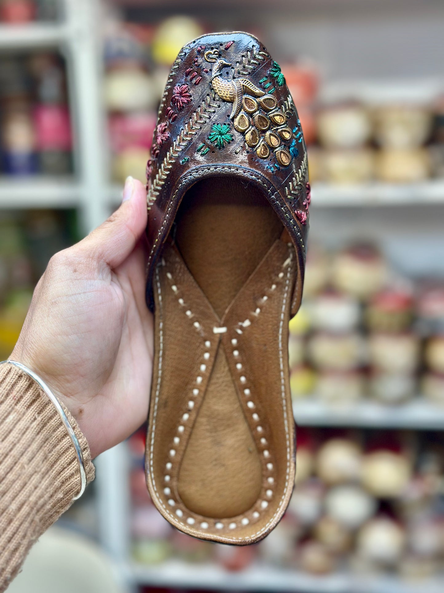 Punjabi casual wear traditional jutti, Code: JU11