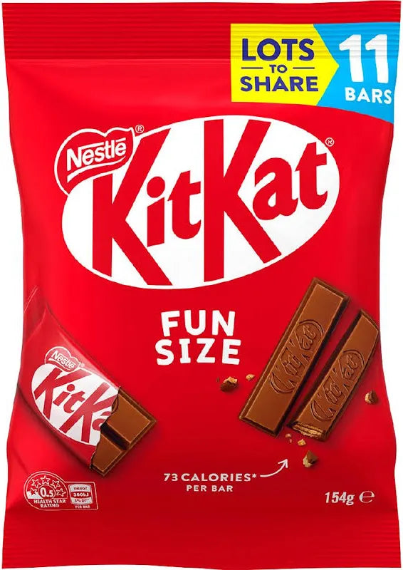 KitKat Milky bar/milky chocolate Bag 11Bars 154g 🍫 🎁