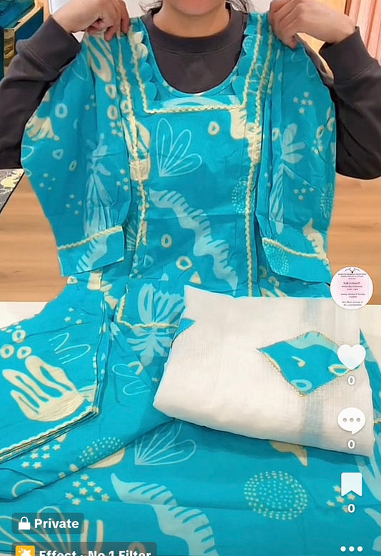 Cotton Printed Suit, C2