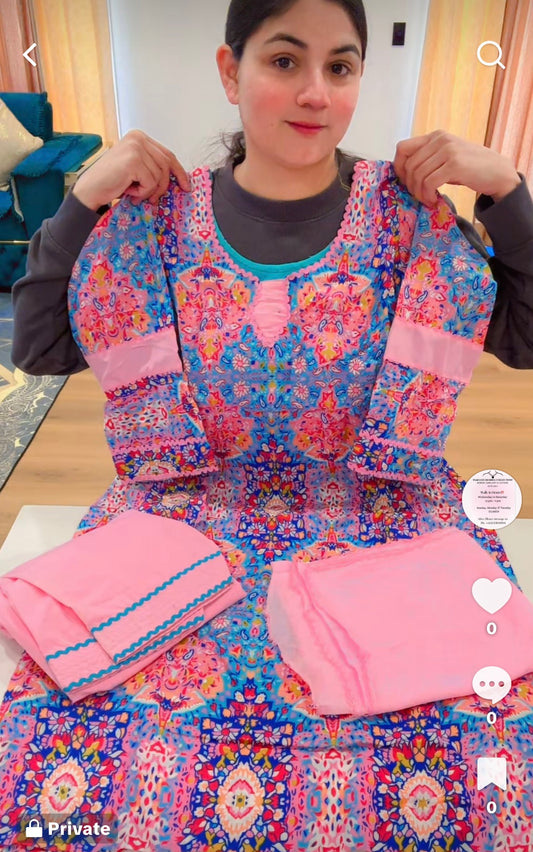 Cotton Printed Suit, C13